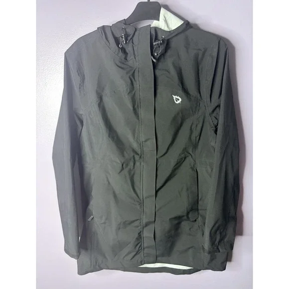 Baleaf Women's L Waterproof Rain Jacket‎ Hooded Quality Windbreaker Outdoor - Picture 2 of 7